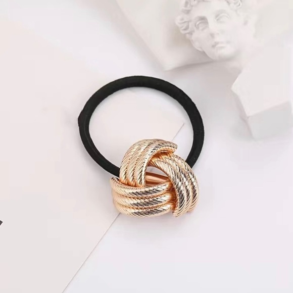 💢NEW❗️ Beautiful Metal hair tie. Women hair tie ~ 2 pcs - Picture 2 of 3